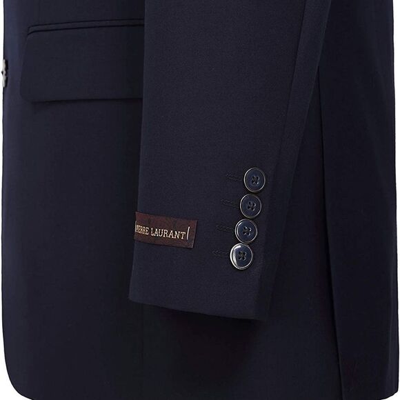 Pierre Laurant 2-Piece Suit black 46Sx41W‎ nwt - Picture 3 of 7